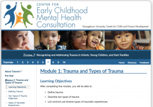 Recognizing and Addressing Trauma in Infants, Young Children, and Their Families