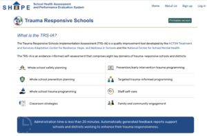 Free On-line Trauma Responsive School Implementation Assessment