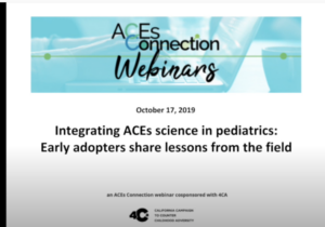 Integrating ACEs Science in Pediatrics
